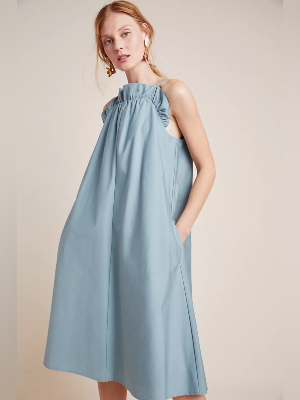 Corey Lynn Calter Sage Halter Midi Dress